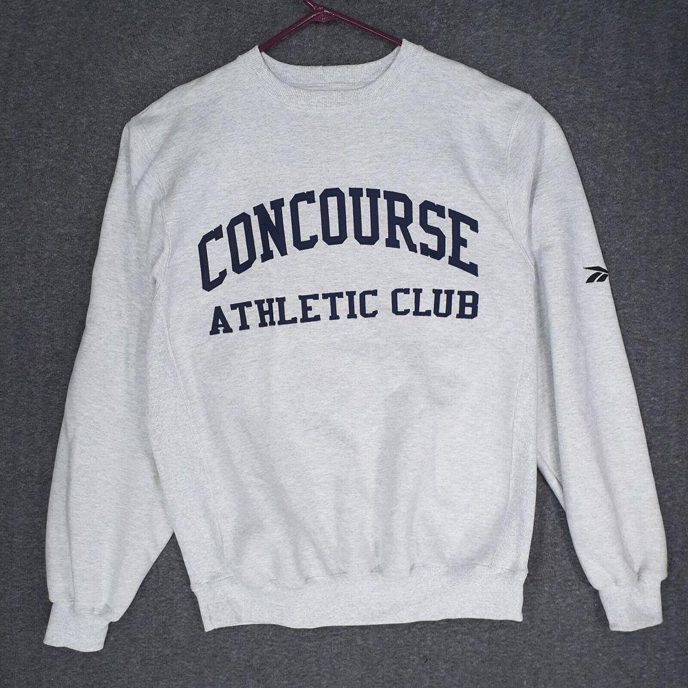 Reebok Hardcore Training sweatshirt Adult L heather gray concourse Athletic club